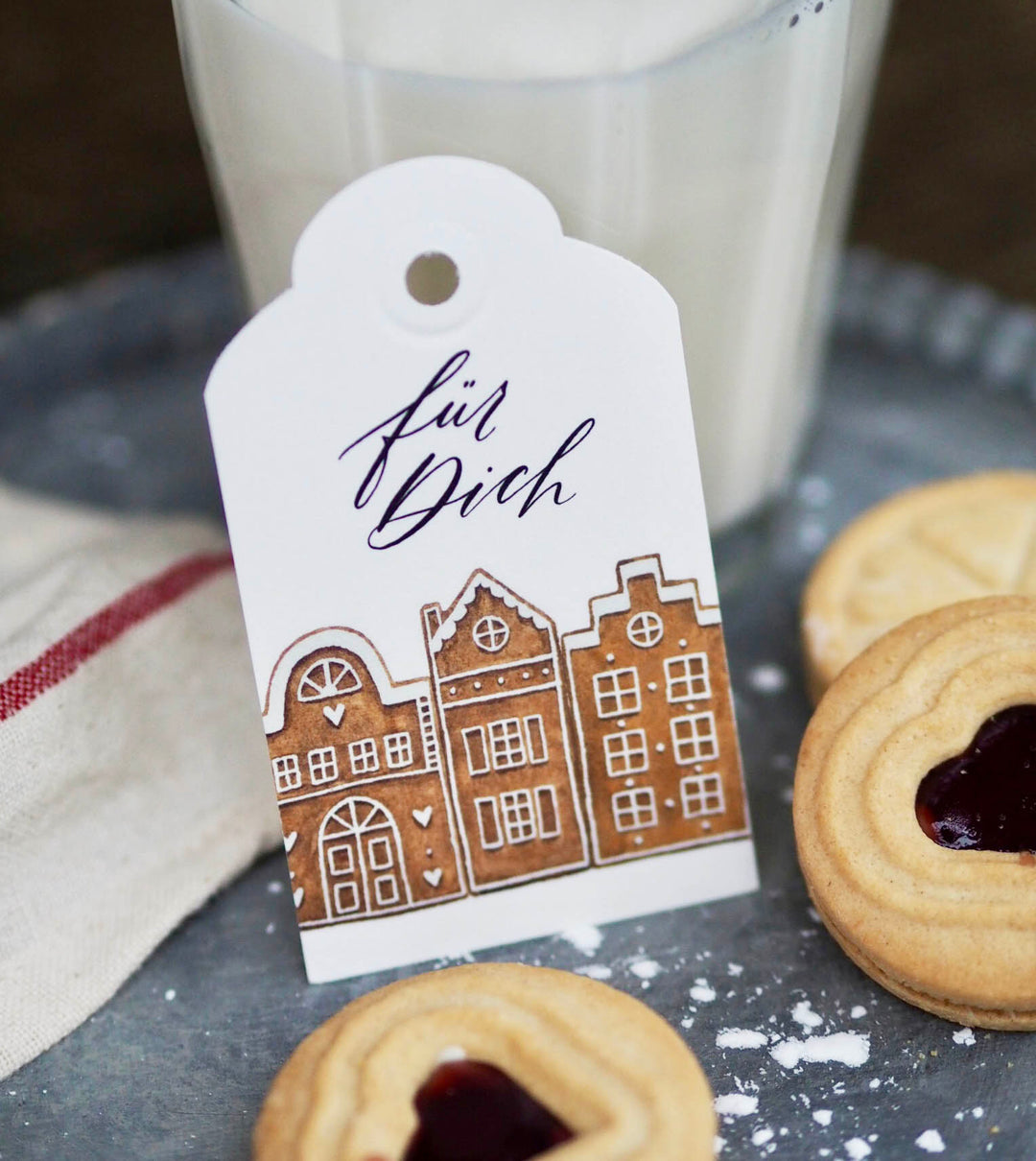 „Lebkuchen“ Geschenkanhänger