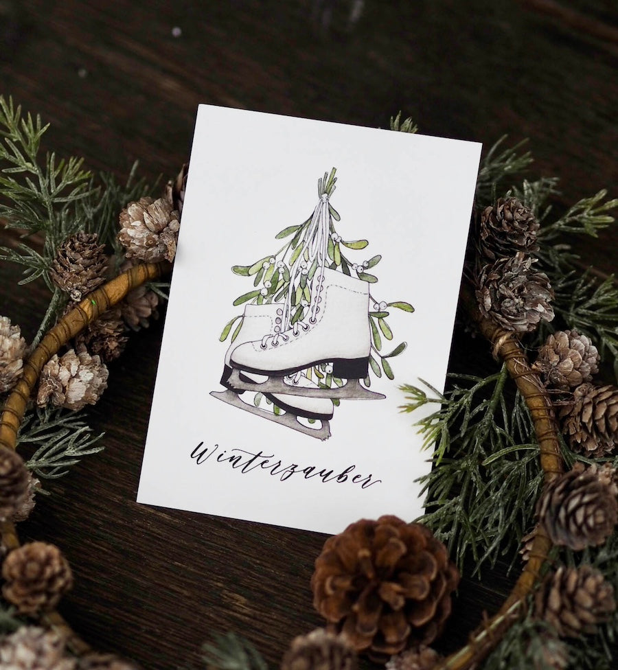 „Winterzauber“ Postkarte