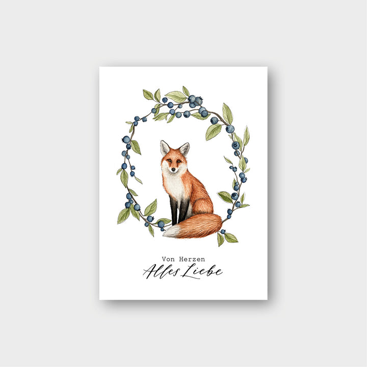 „Fuchs“ Postkarte