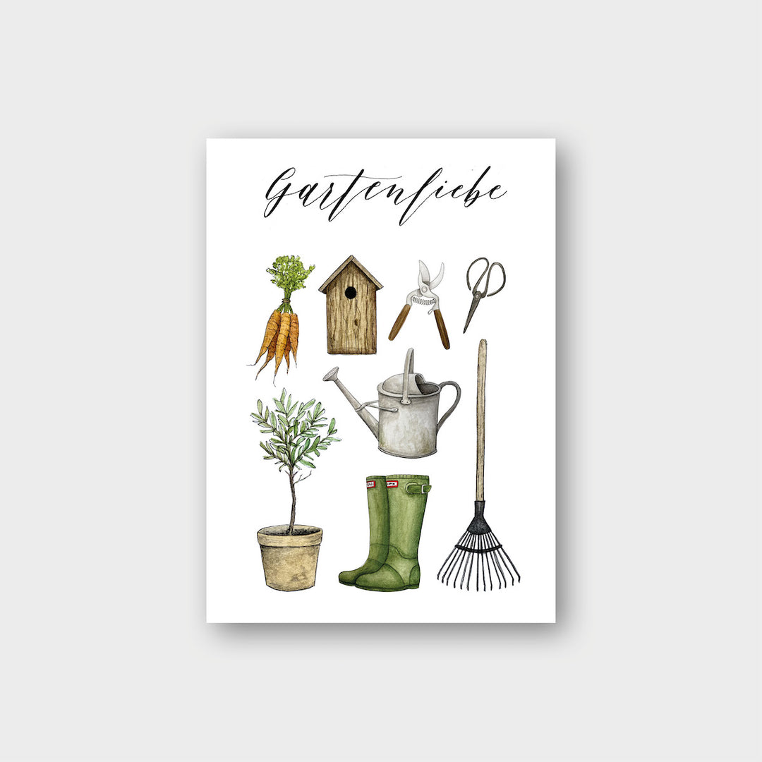 „Gartenliebe“ Postkarte