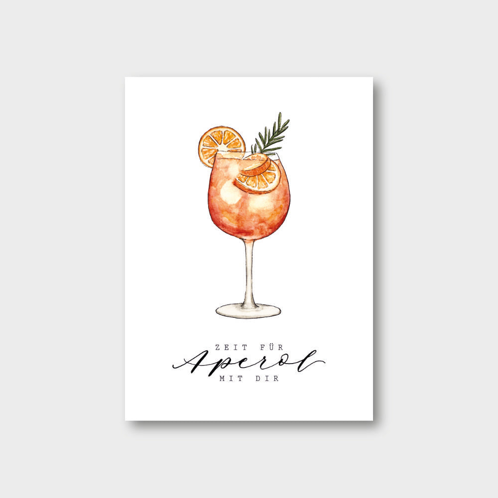 „Aperol“ Postkarte