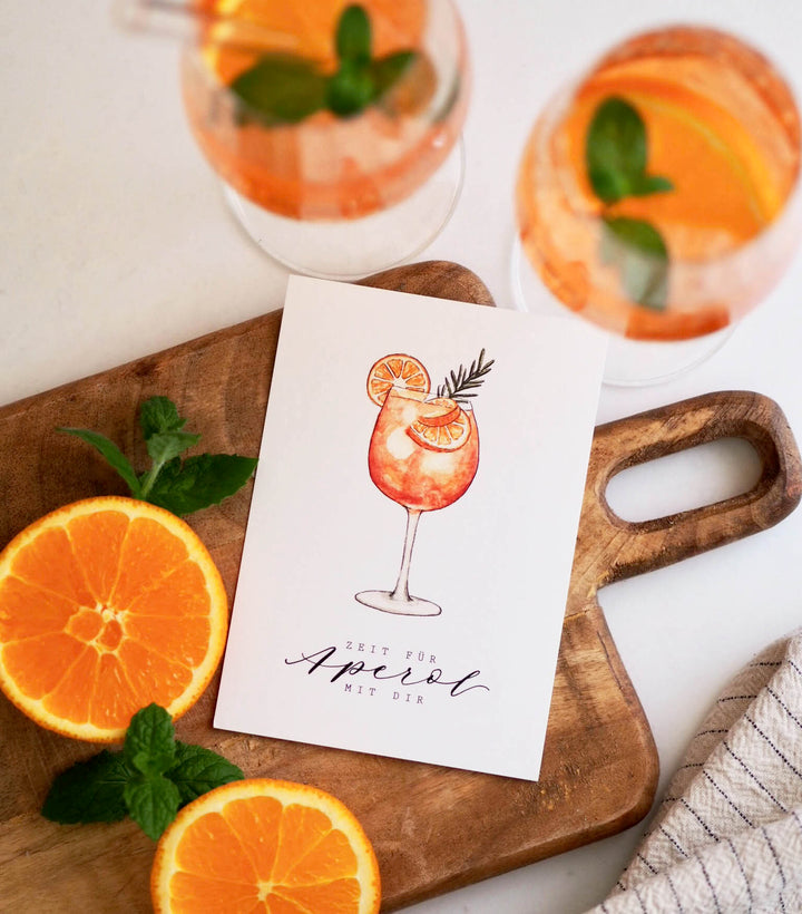 „Aperol“ Postkarte