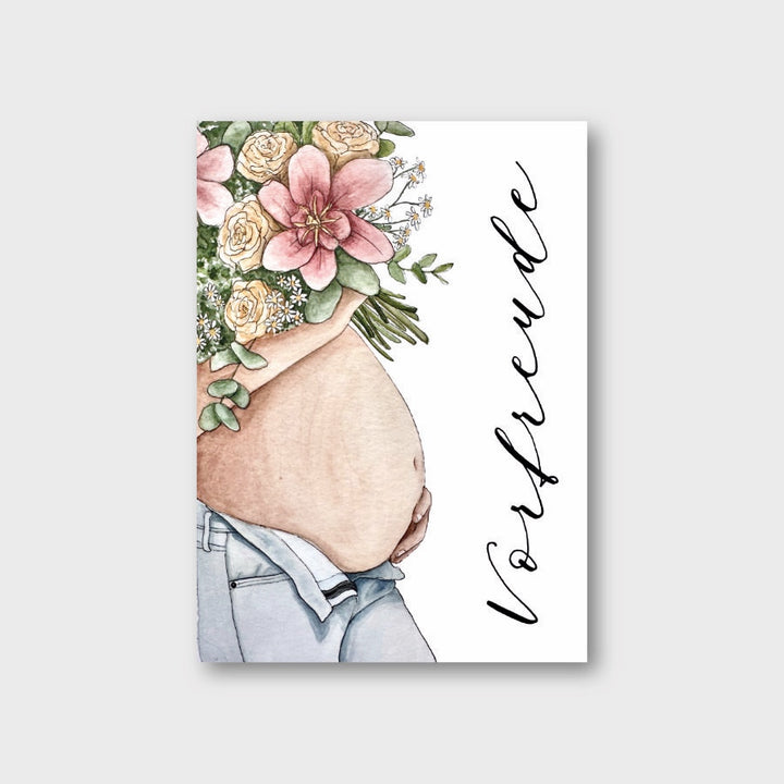 „Babybauch“ Postkarte