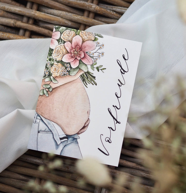 „Babybauch“ Postkarte