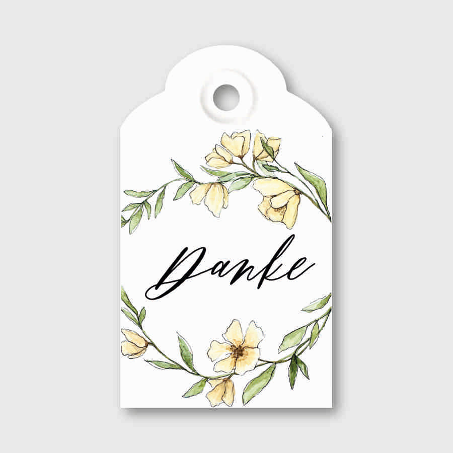 „Danke“ Geschenkanhänger