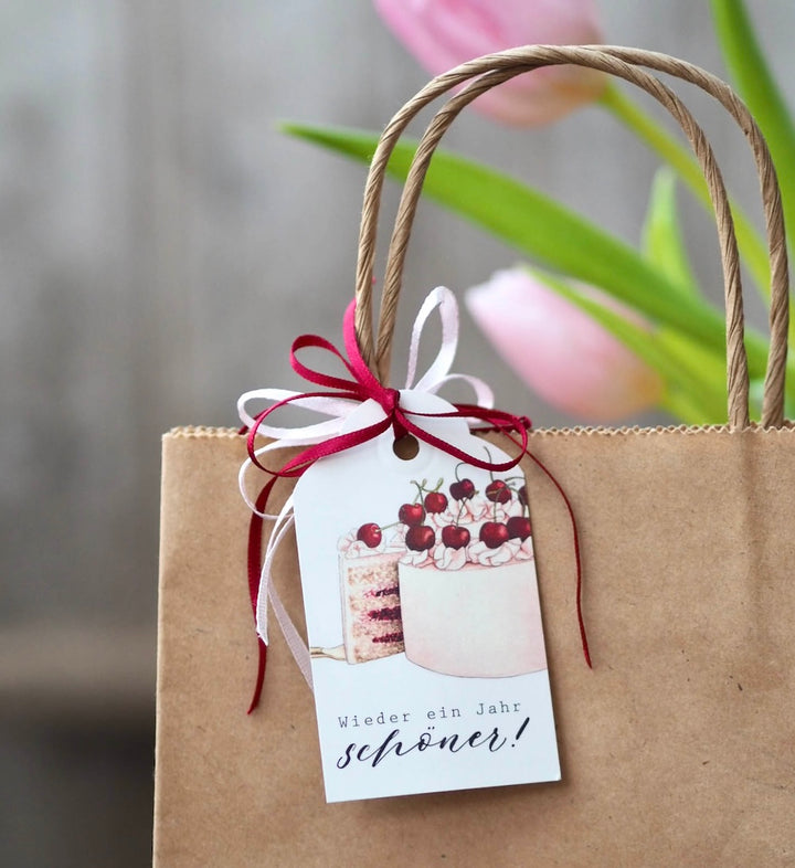 „Ein Jahr schöner" Geschenkanhänger