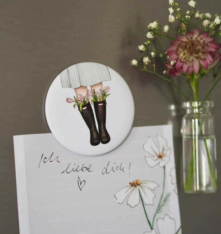 "Gummistiefel" Magnet