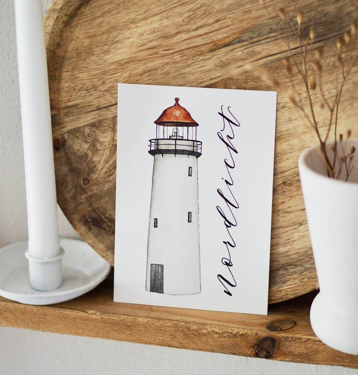 „Leuchtturm“ Postkarte