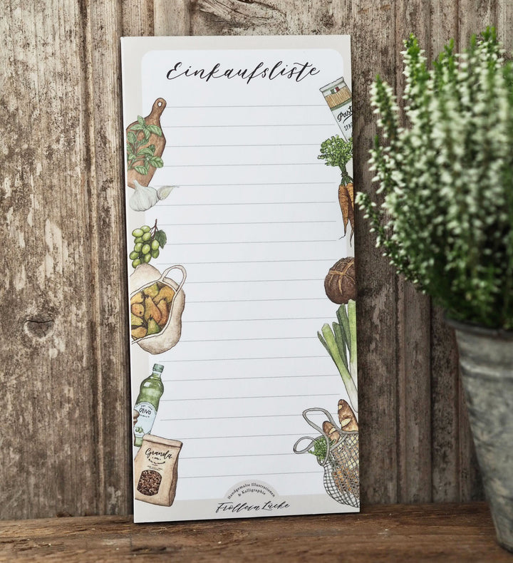 B-Ware "Marktliebe" Einkaufsliste