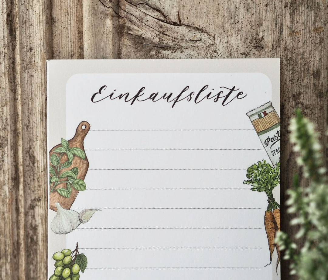 B-Ware "Marktliebe" Einkaufsliste