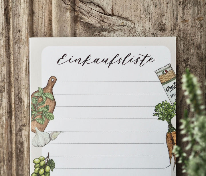 B-Ware "Marktliebe" Einkaufsliste
