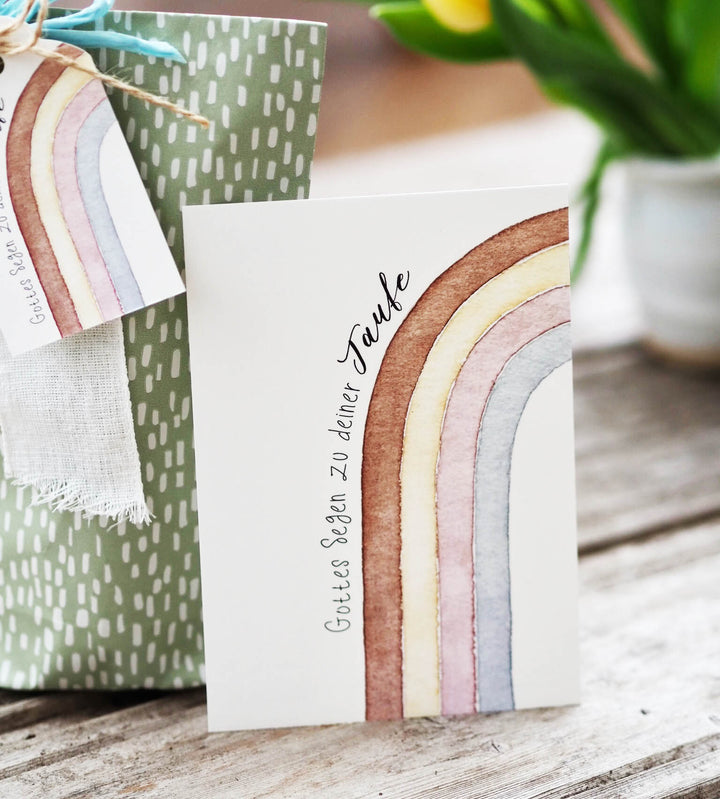 „Regenbogen“ Postkarte
