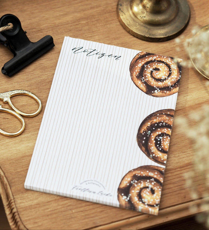 "Kanelbullar" Notizblock