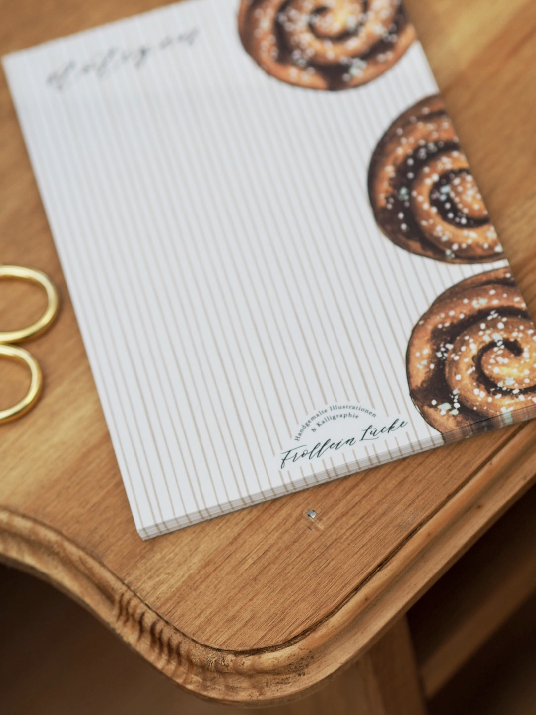 "Kanelbullar" Notizblock