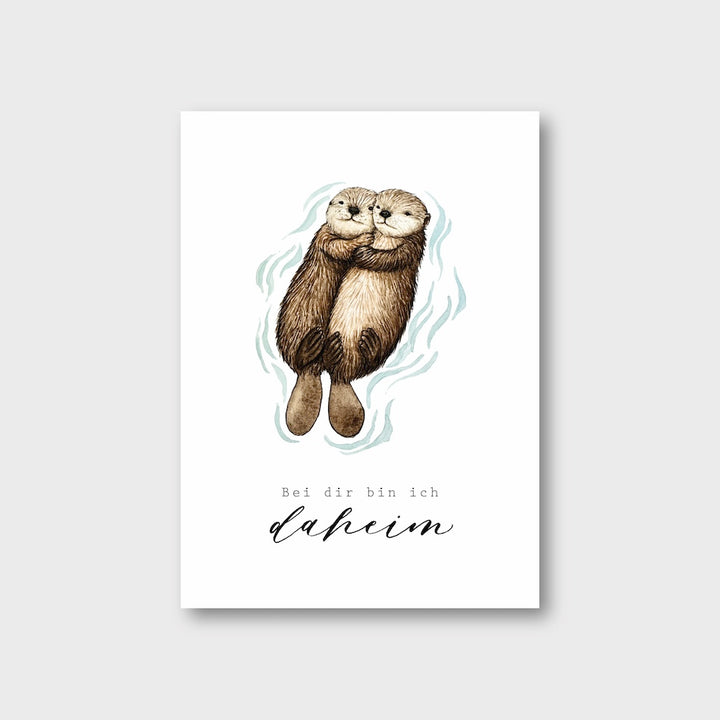 „Otter“ Postkarte