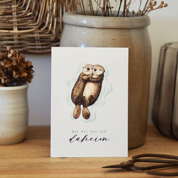 „Otter“ Postkarte