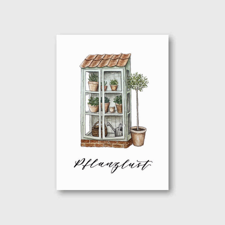 „Pflanzlust“ Postkarte