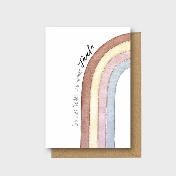 „Regenbogen“ Klappkarte