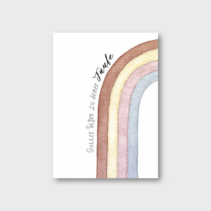 „Regenbogen“ Postkarte