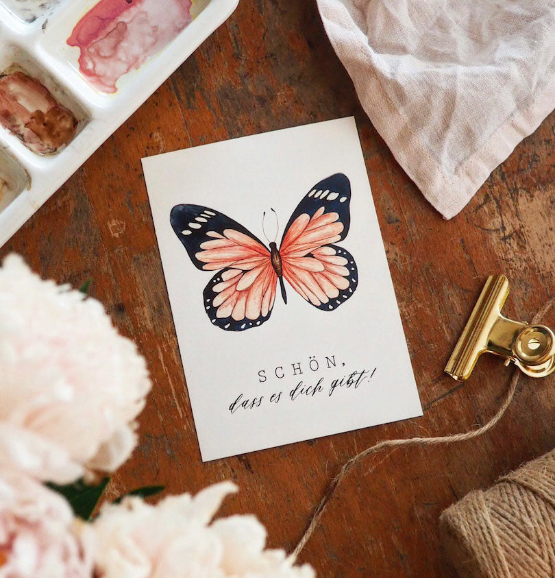 „Schmetterling“ Postkarte