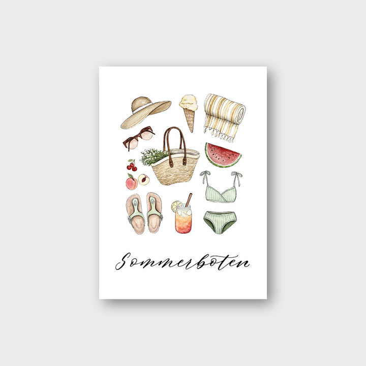 „Sommerboten“ Postkarte