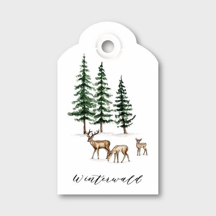 „Winterwald“ Geschenkanhänger