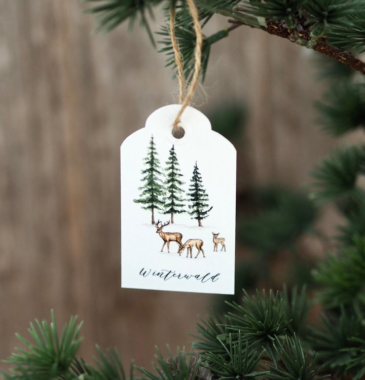 „Winterwald“ Geschenkanhänger