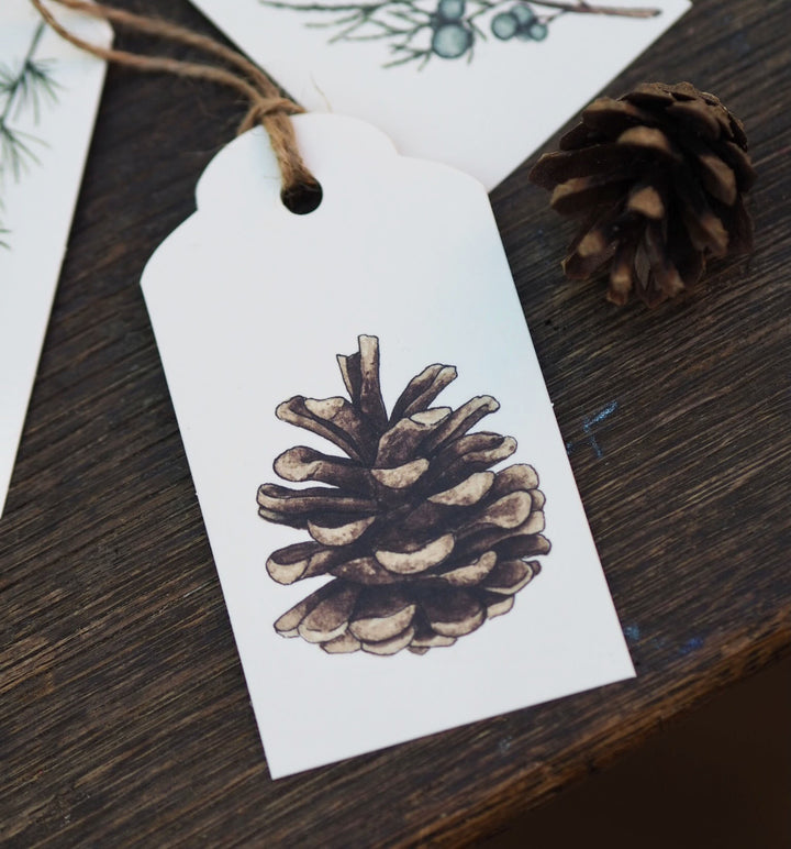 „Tannenzapfen“ Geschenkanhänger
